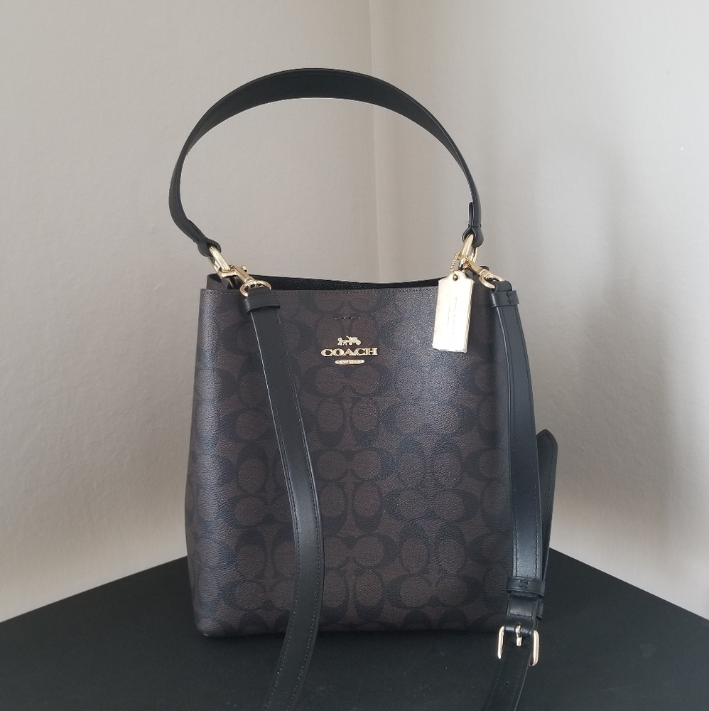Coach Black and Brown Satchel